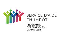 Service d'aide en impôt – Programme des bénévoles - Le logo du Programme des bénévoles